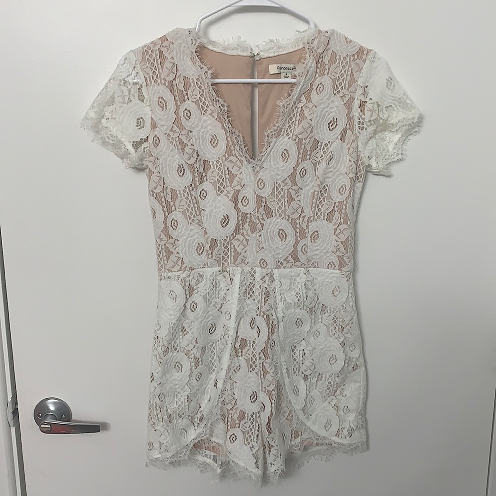 White Lace Romper